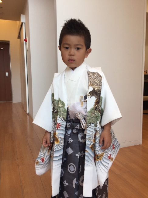 七五三 ５歳男の子の袴姿 美容室 Top Beauty 安曇川店 ブログ